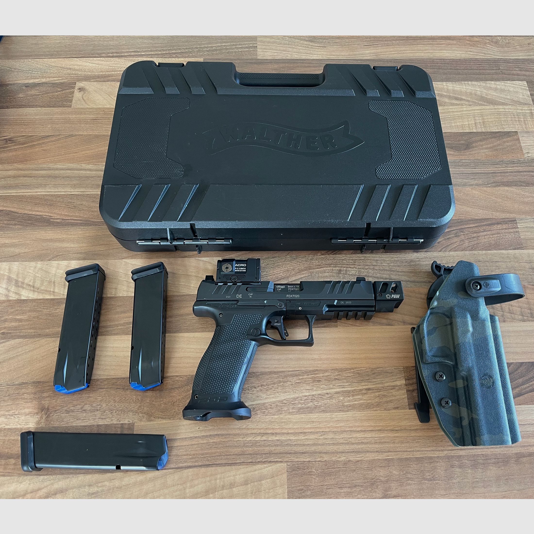 Walther PDP FULL SIZE 5,1” OR PRO SD + Zubehör