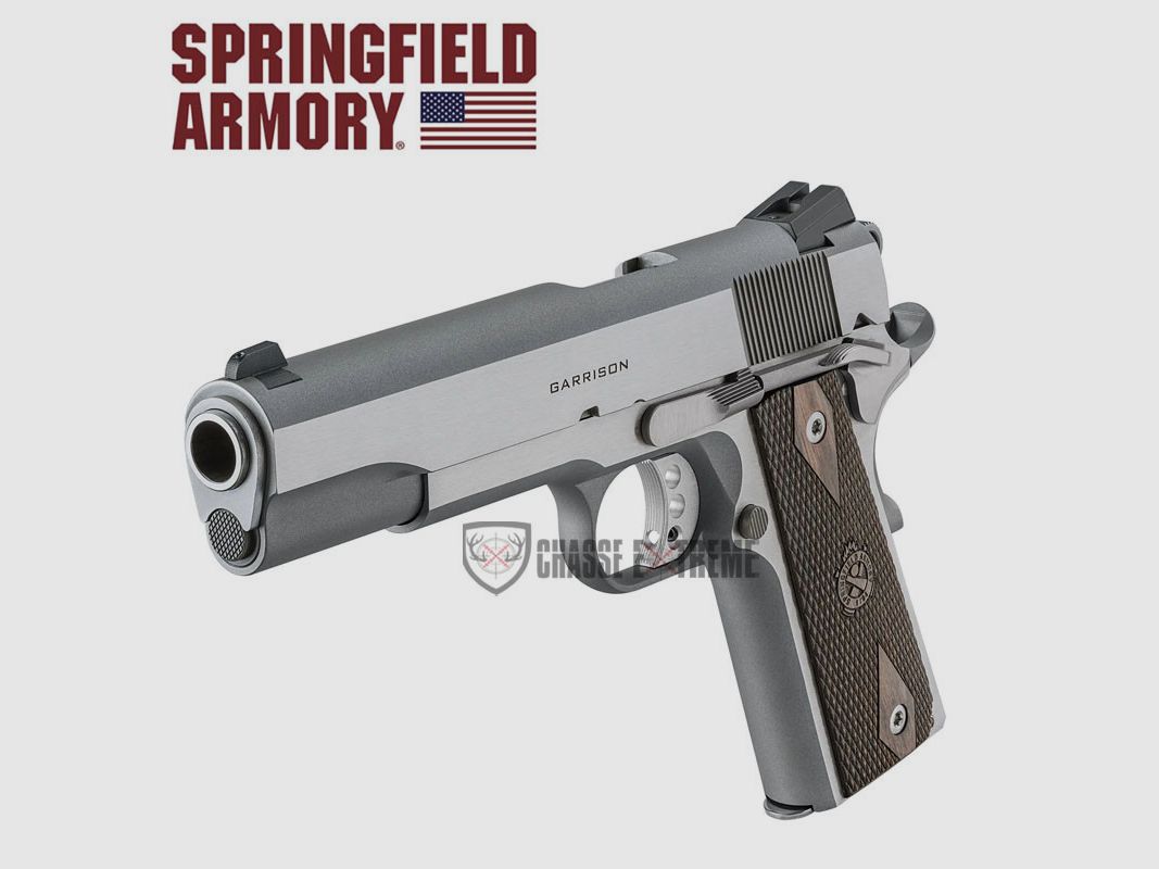 Pistole SPRINGFIELD ARMORY 1911 Garrison 5" Kal. 45 ACP Edelstahl, Bild 5 von 6