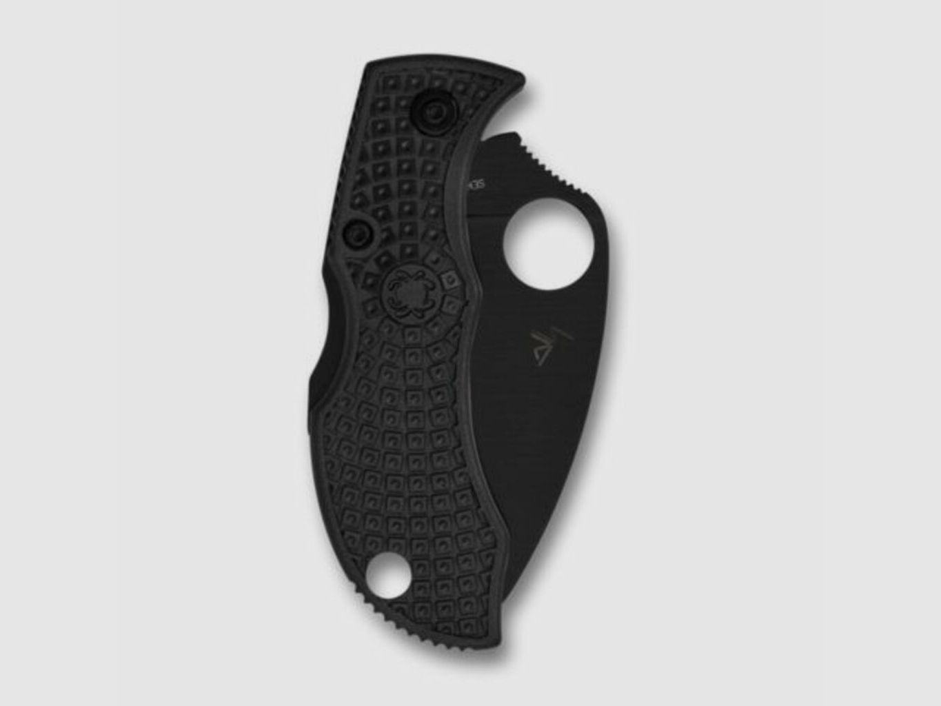 Spyderco Manbug Wharncliffe Klappmesser Schwarz, Bild 2 von 3