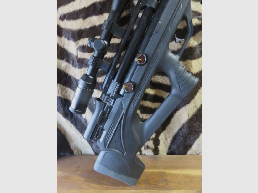 PCP-Büchse ASELKON MX10S Kal. 5,5 mm + GAMO Zielfernrohr 6-24×50 AO + Zweibein, Bild 3 von 7