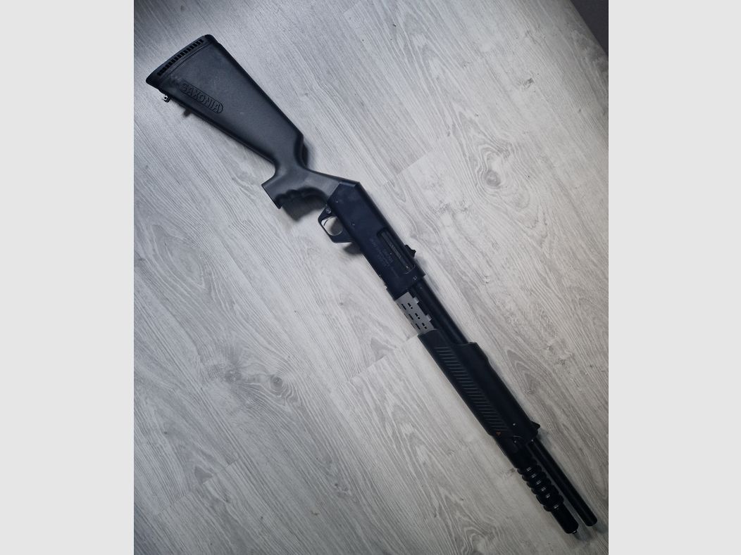 SAXONIA Semi-Pump - Self-loading shotgun / Pump shotgun in 12/76