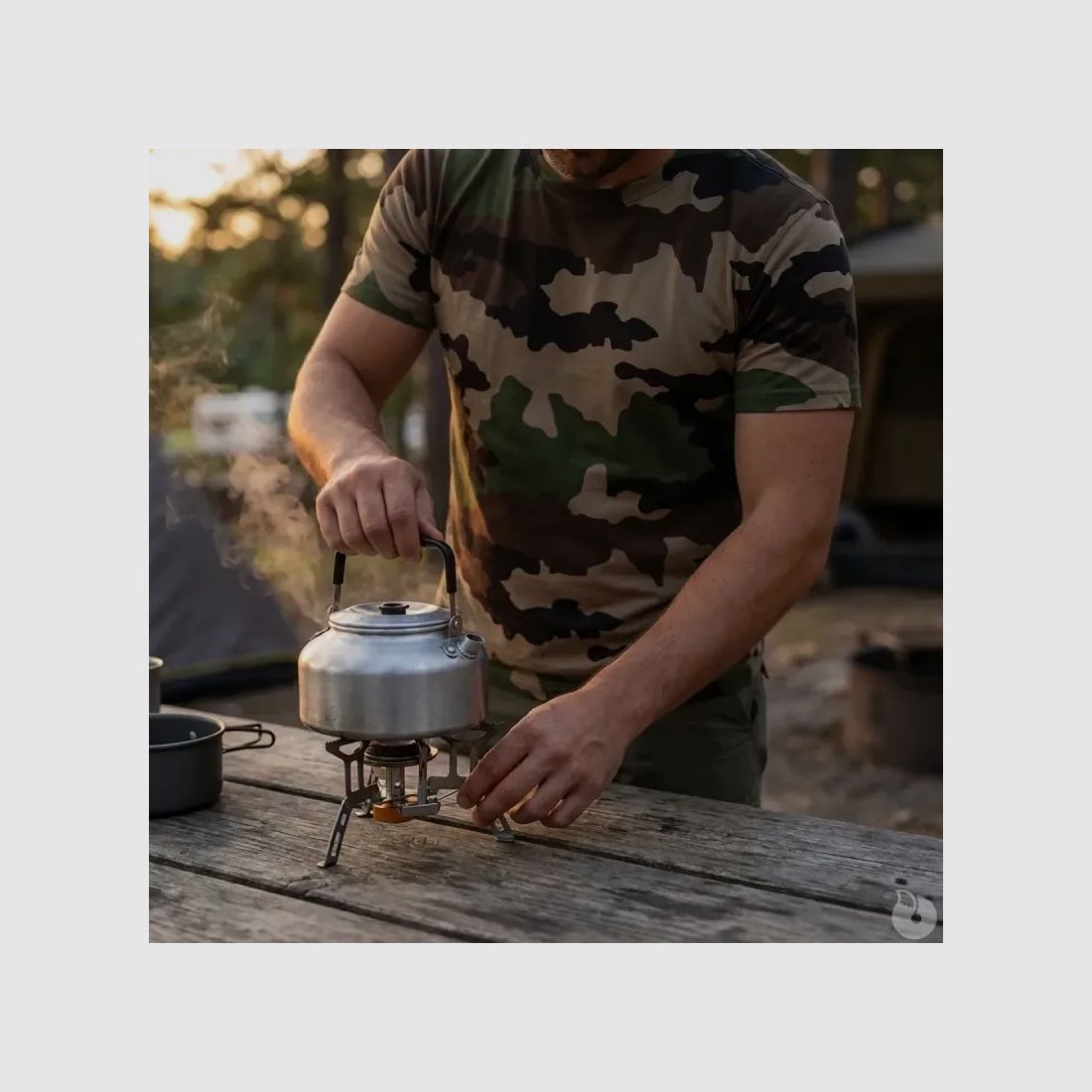 T-shirt Uomo Camo CE - 100% Cotone Pettinato - Maniche Corte - Collo Rotondo, immagine 4 di 6