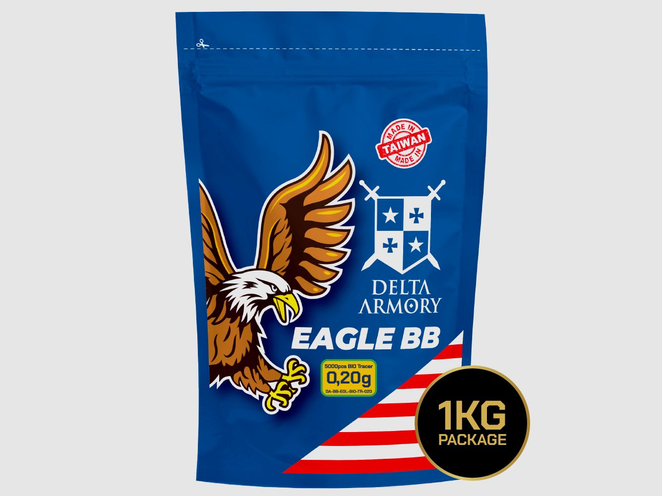 Airsoft Bio Tracer BB´s Kaliber 6mm - 0.20g Delta Armory EAGLE Leuchtspur 5.000 Stück