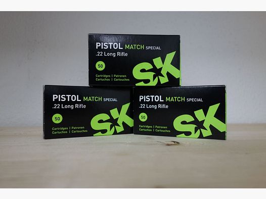 SK Pistol Match Spezial .22lr 500 Schuß