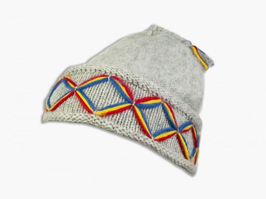 Chapeau Kangos Laine Gris Clair taille unique