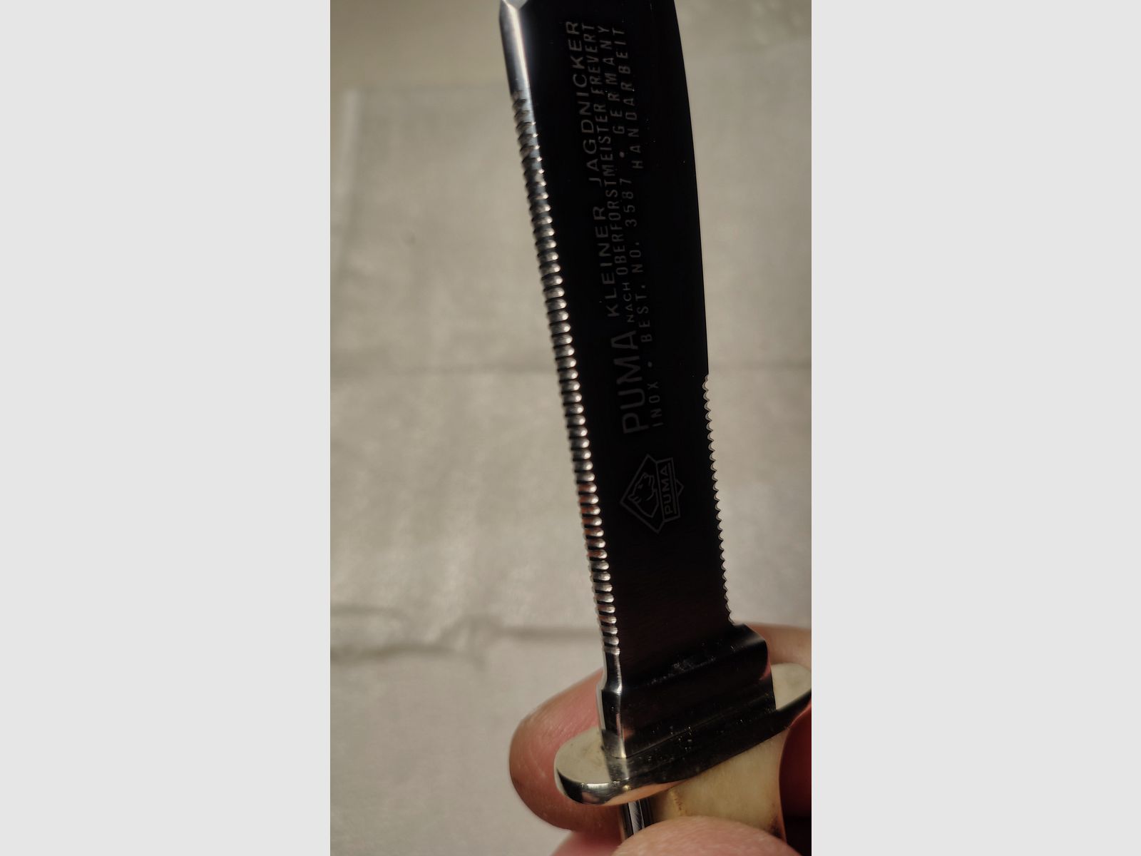 Couteau Puma Petit Jagdnicker 3587 & 3588 1/2 de 1976 – 50 ans d'anniversaire