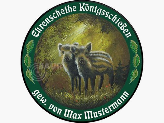 Schützenscheibe ECO-LINE Motiv 081