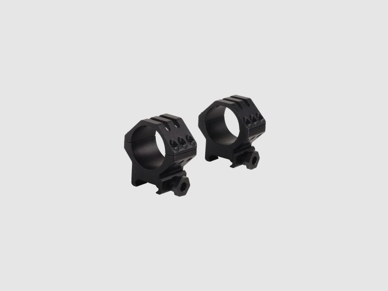 Weaver 6-Hole Weaver-Style Ringe matt schwarz 30mm medium, BH 7,95mm