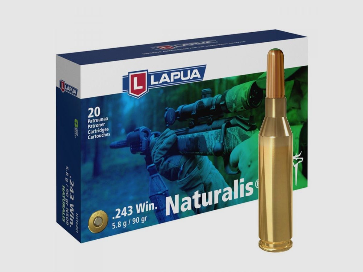 Lapua Naturalis 5,8g - 90gr. .243Win