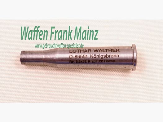 Lothar Walther reduces 5.6x52R to .22 Hornet