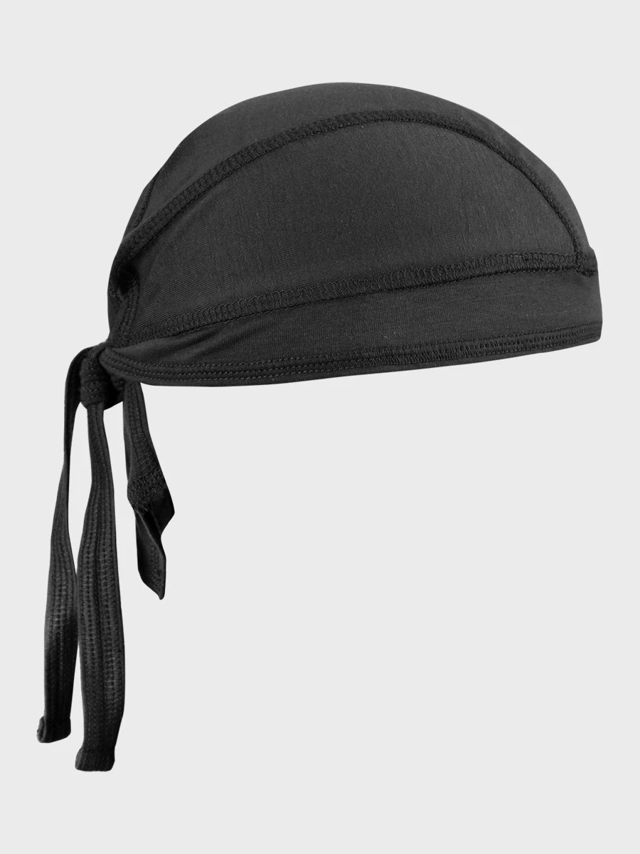 Chusta wojskowa bandana czarna Dominator headwrap bawełna i spandex