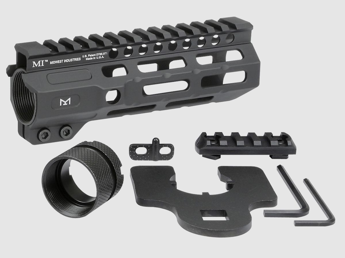 MIDWEST INDUSTRIES AR15 Combat M-LOK Handguard 6"