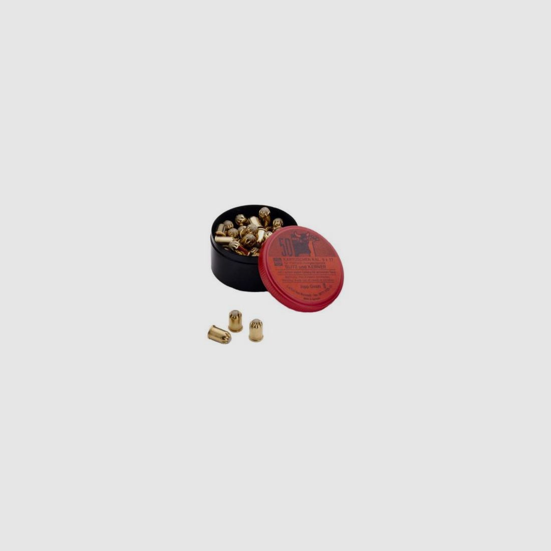 CARTRIDGES FOR FIREARMS - 9x17MM - RED - HEAVY LOAD