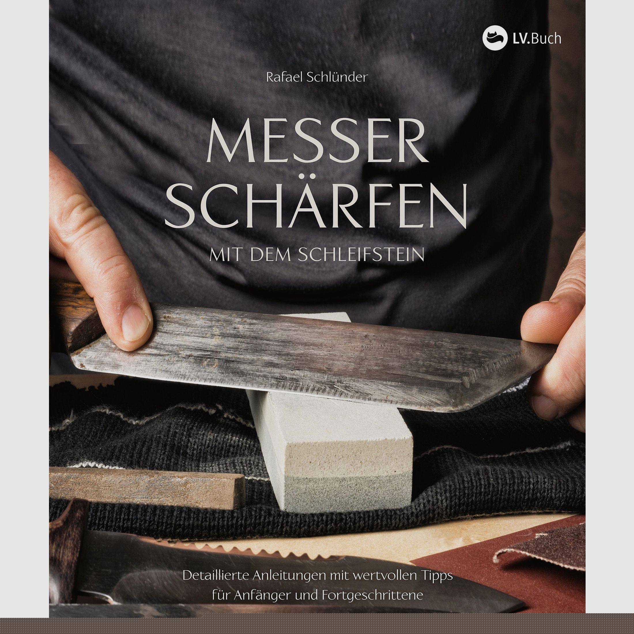 Messer schrfen mit dem Schleifstein