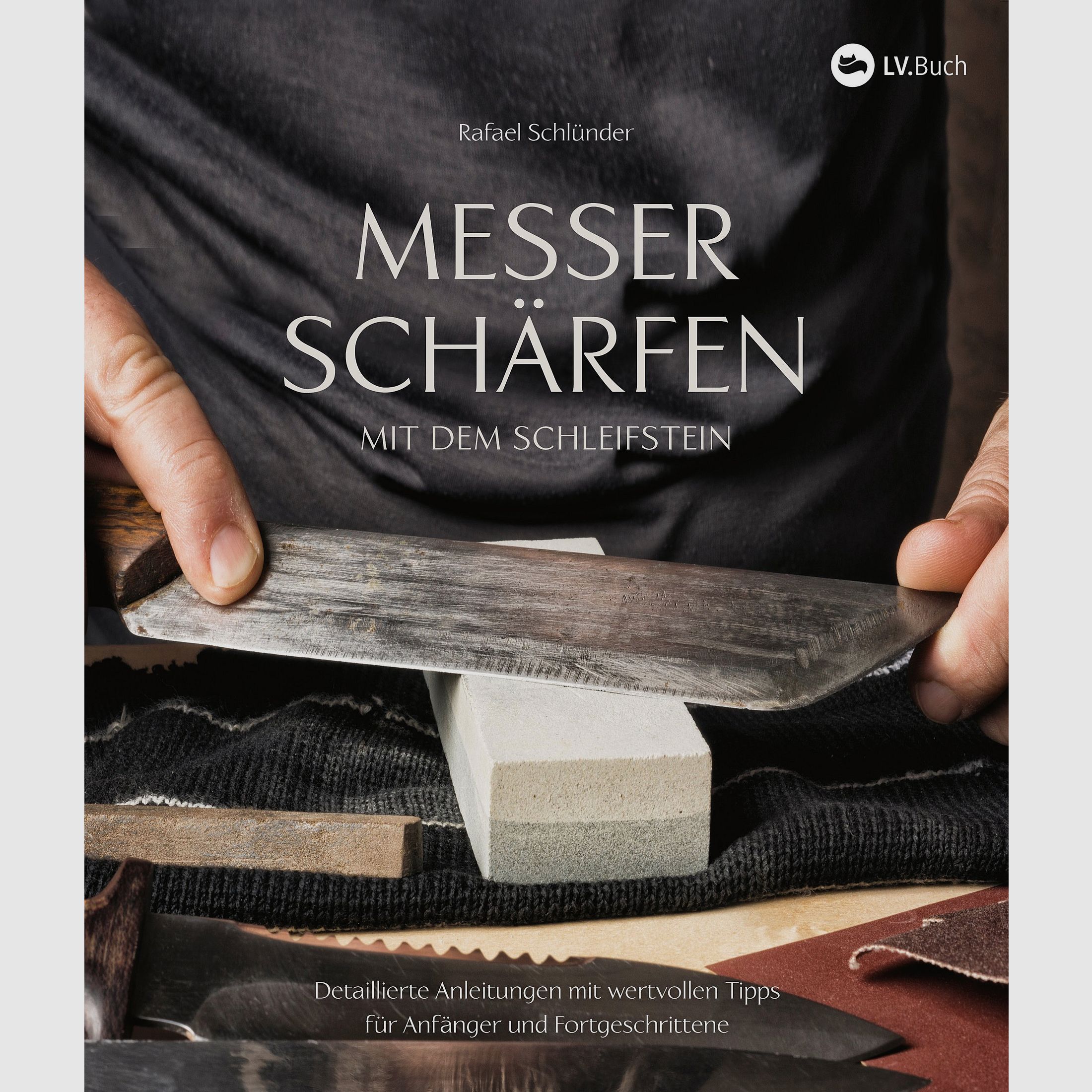 Messer schrfen mit dem Schleifstein