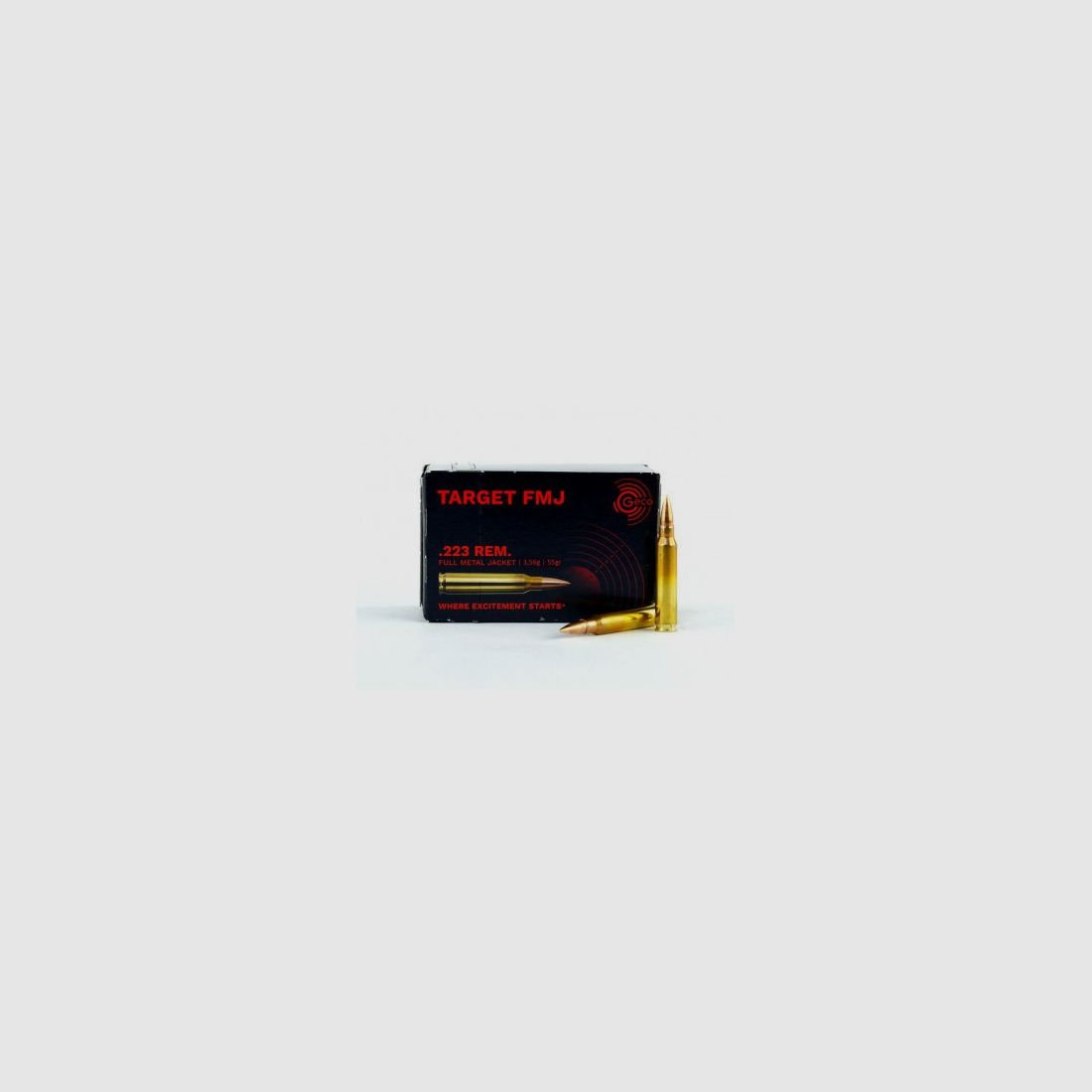 GECO PATRONEN 223 REM 55 GR FMJ