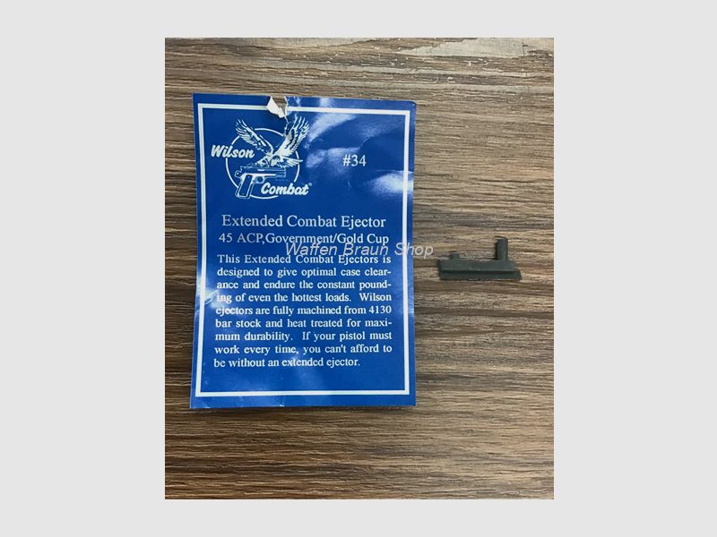 Wilson Combat Extended Combat Ejector .45 ACP, Government/Gold Cup #34