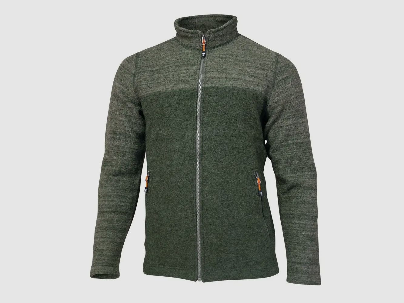 Ivanhoe Wolljacke Jon mit Stehkragen (Grün)