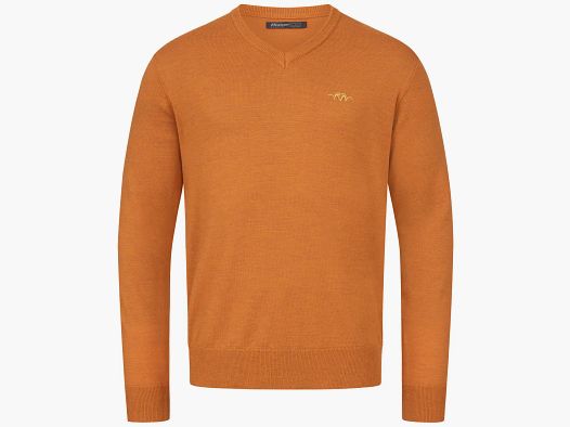 Maglione V-Neck in Merino Blaser