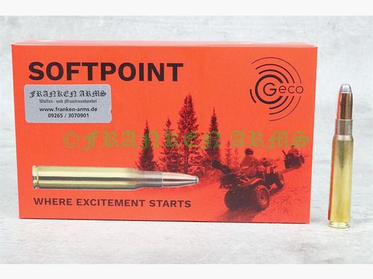 Geco Teilmantel 8x57IS 185gr. 12,0g 20 pièces prix dégressif