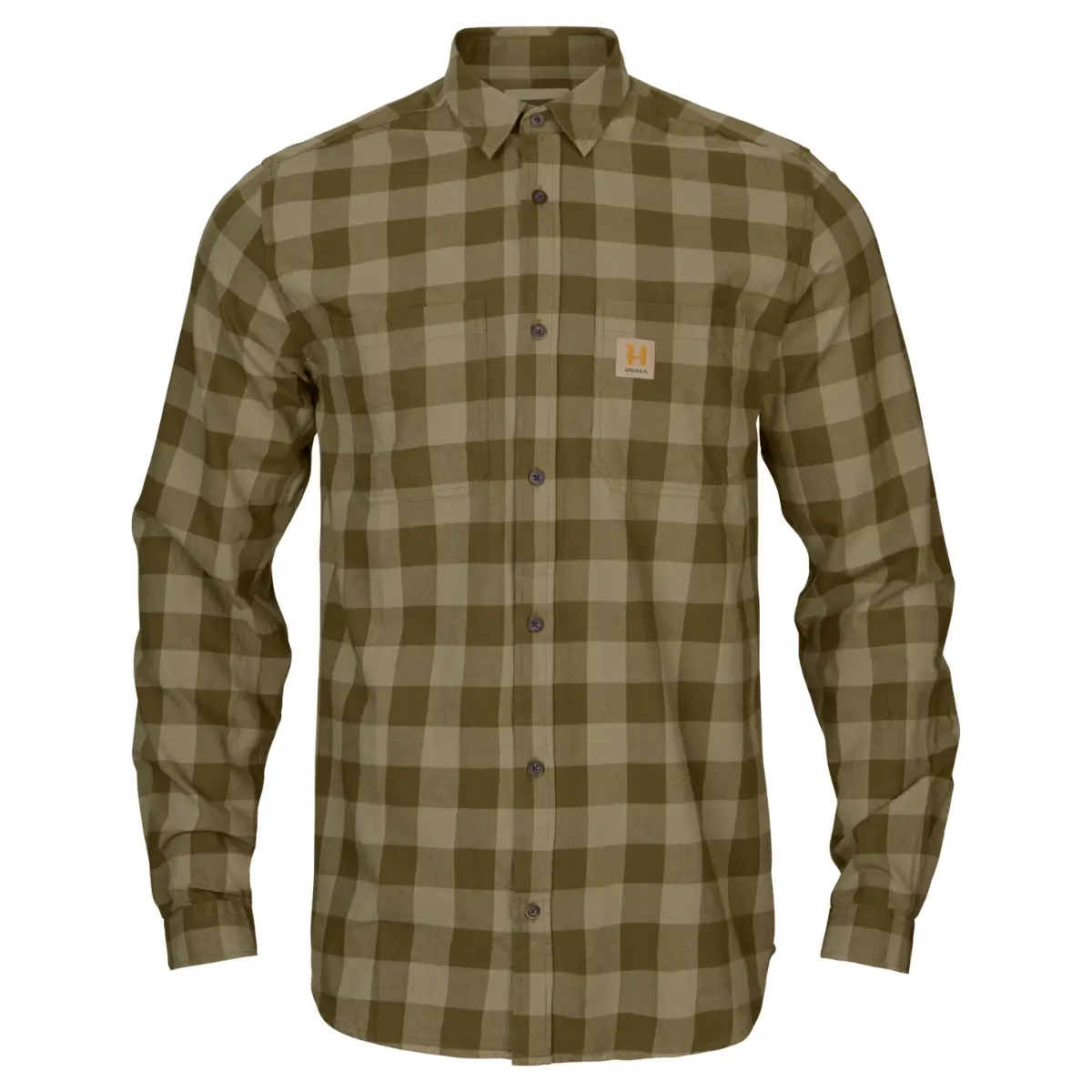 Härkila Scandinavian Hemd (Dark Olive Check)