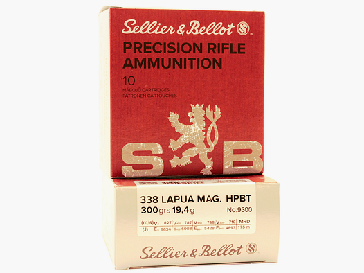 SELLIER & BELLOT 338 LAPUA MAG HPBT 300 gr