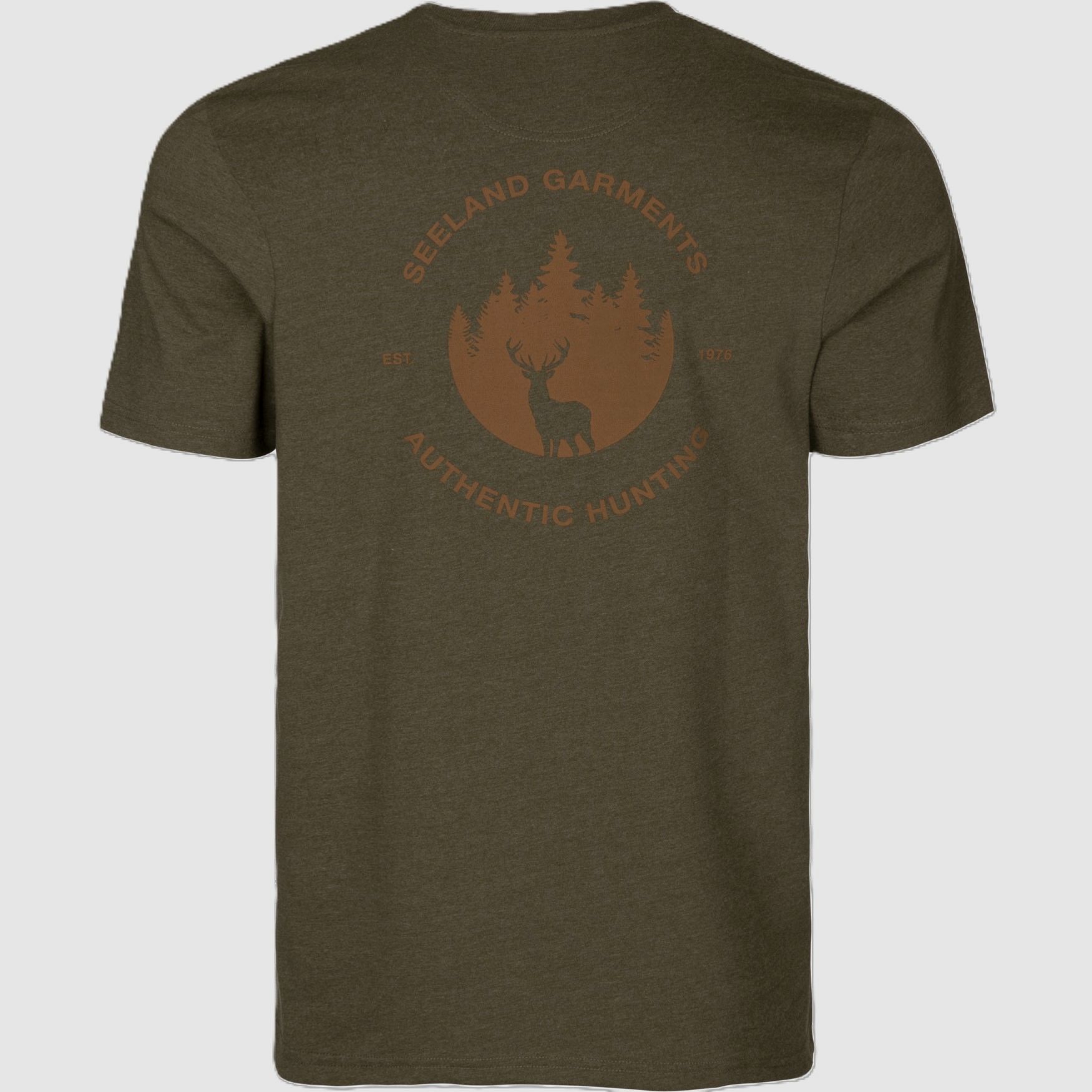 Seeland Saker T-Shirt – Pine Green Melange, Bild 4 von 8