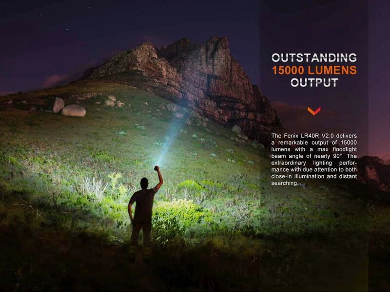 Fenix zaklamp LR40R V2.0