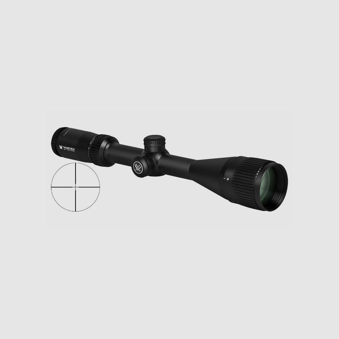 Vortex Crossfire II 6-18x44 Zielfernrohr mit Dead Hold BDC nicht beleuchtet und Ringen ø25,4mm