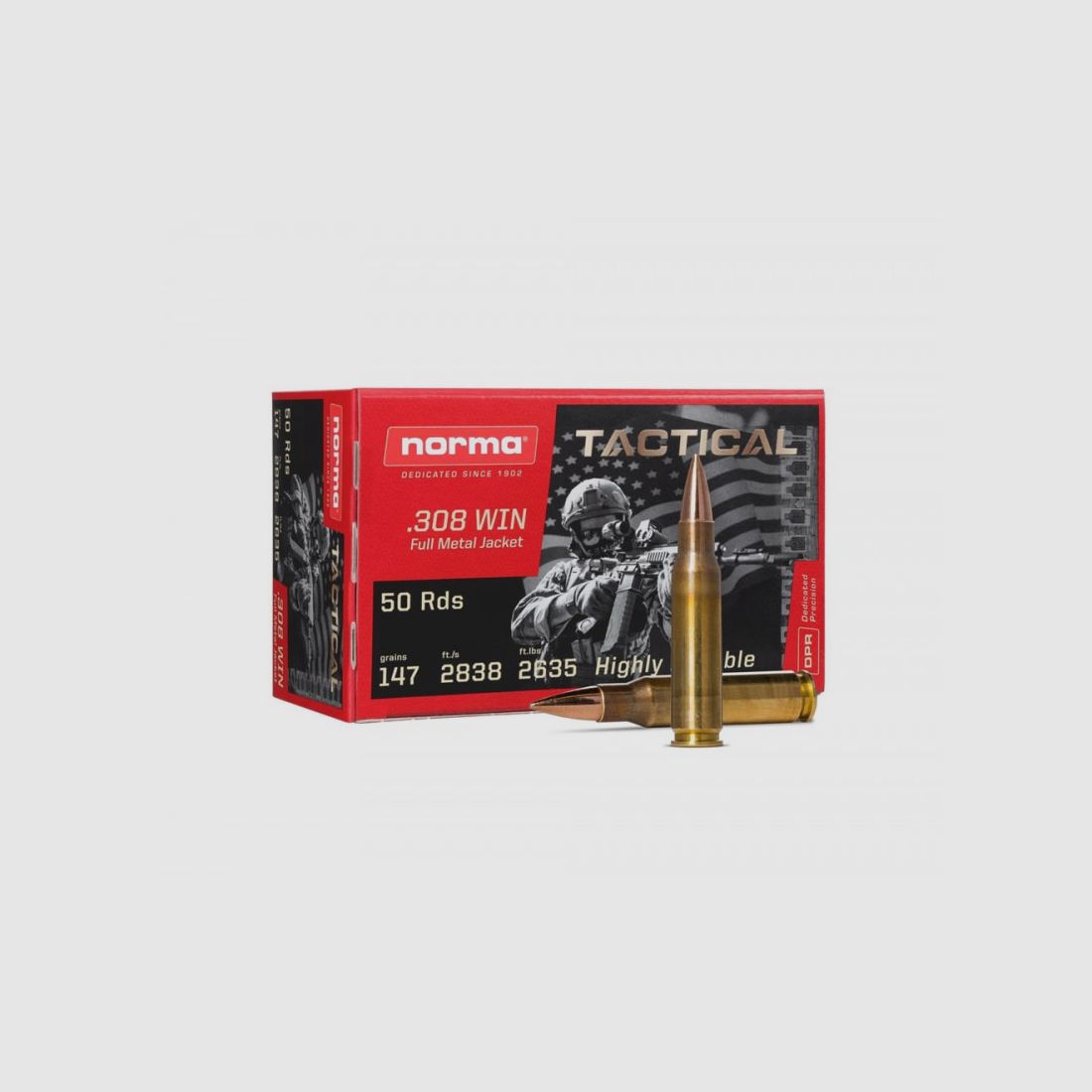 NORMA 308 TACTICAL 147GR X50