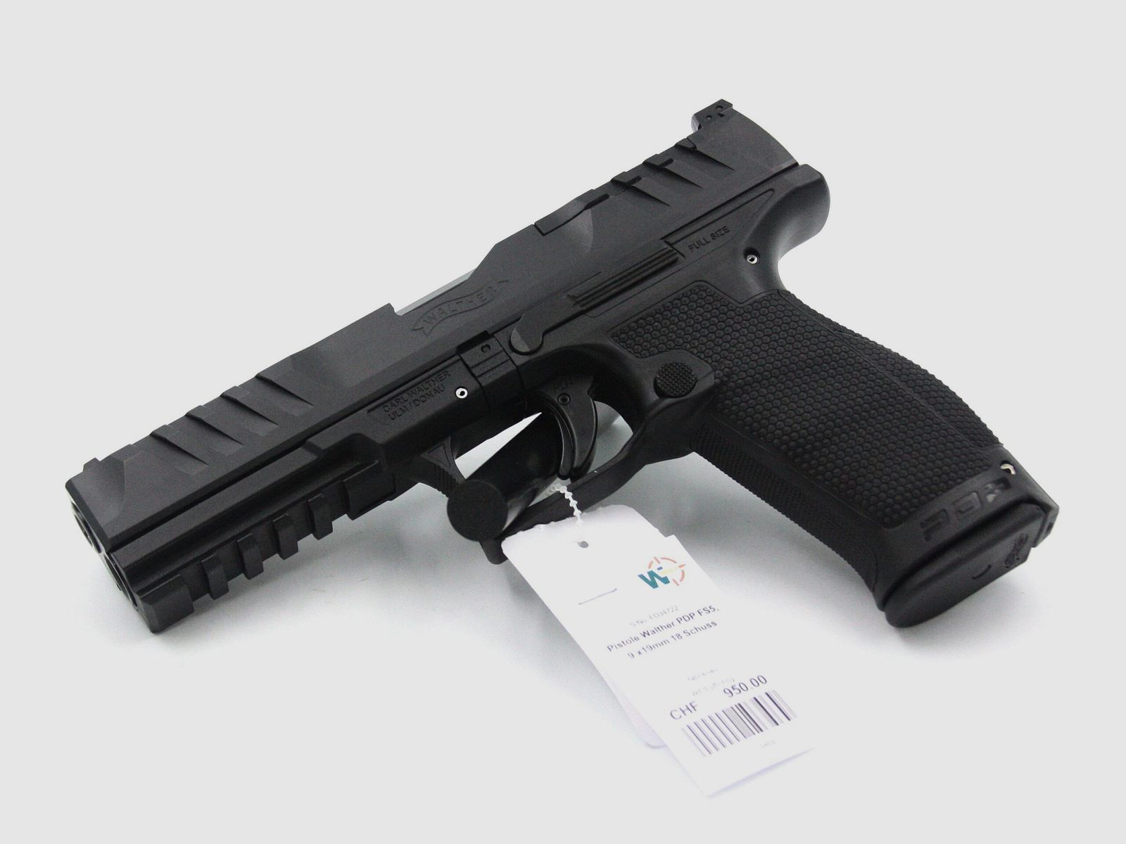 Pistole Walther PDP FS 5″, 9×19, 18 Schuss, Optic Ready, Bild 1 von 2
