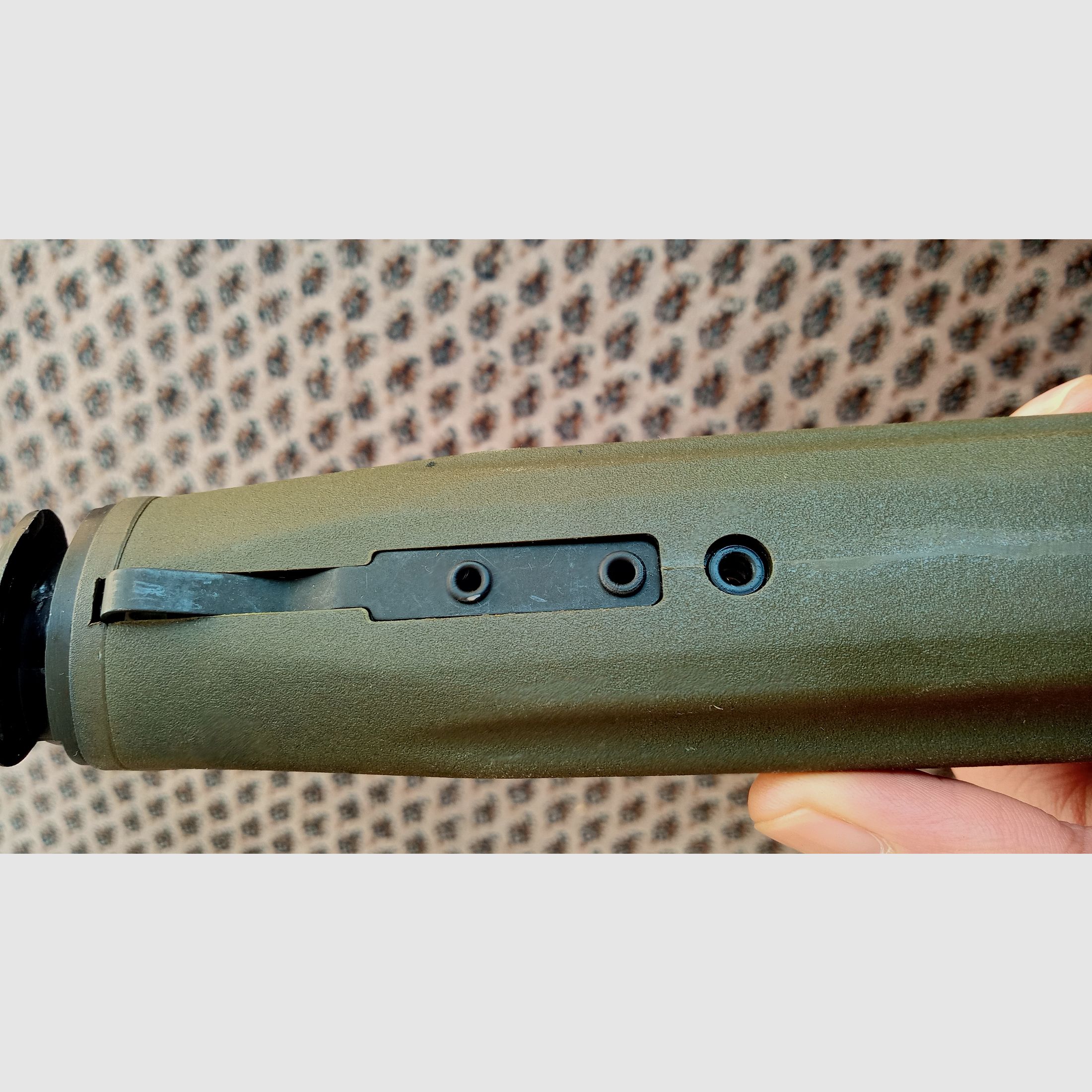 Originele Griff & Trapezhandschoen voor H&K G3A4 beide kleur afgestemd in NATO Groen en geschikt voor een bipod // G3 en klonen handgreep + pistoolgreep / G3A3 G3SG1 MKE T41 HK91 VFC Co2 Umarex