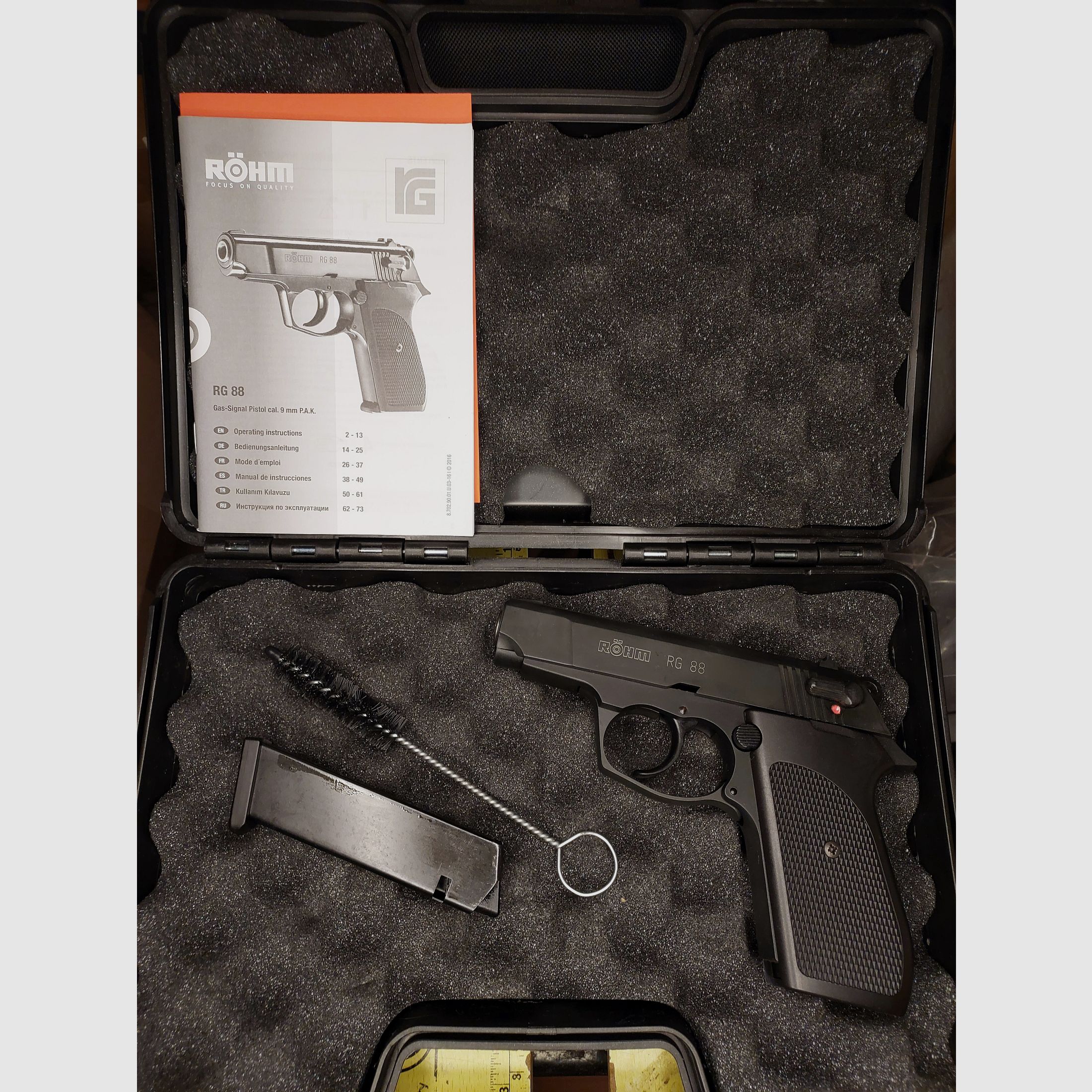 Pistolet alarmowy Röhm RG88, oksydowany (PTB 670) RG 88