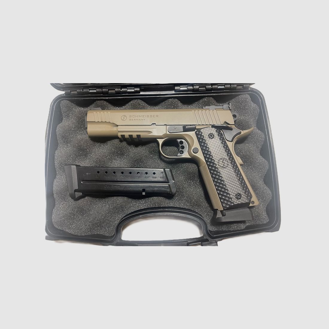 Schmeisser Hugo 1911 9mmPara FDE IPSC,BDMP, DSB