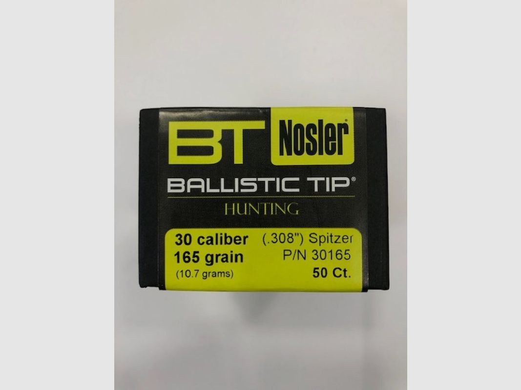 NOSLER BALLISTIC TIP 30 165 GR QT50, zdjęcie 1 z 2