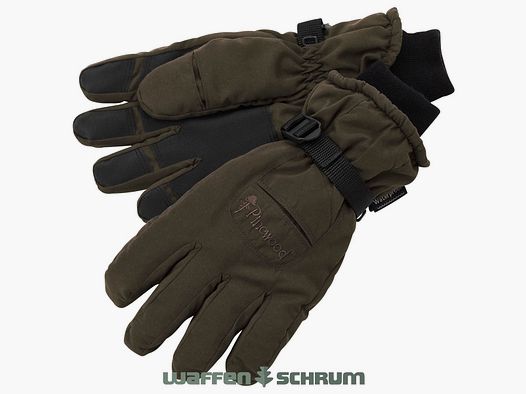 Guanto Pinewood con membrana in suede marrone