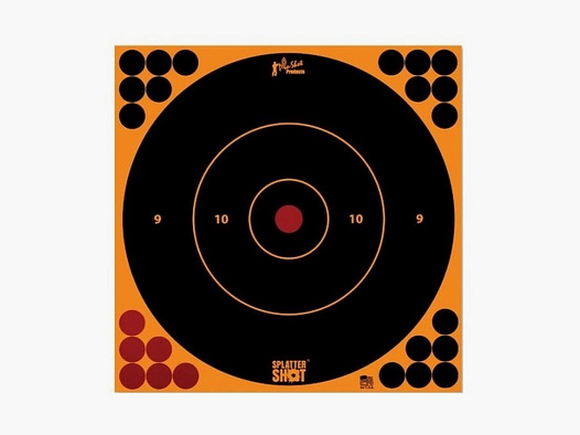 12 Bullseye orange 30cm