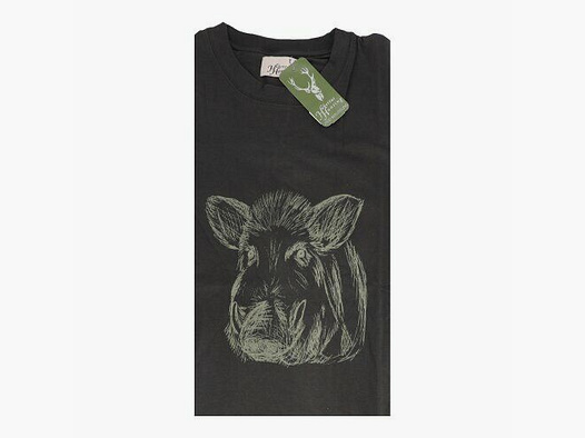 Hubertus Hunting T-Shirt mit Wildschwein-Motiv Gr. 5XL
