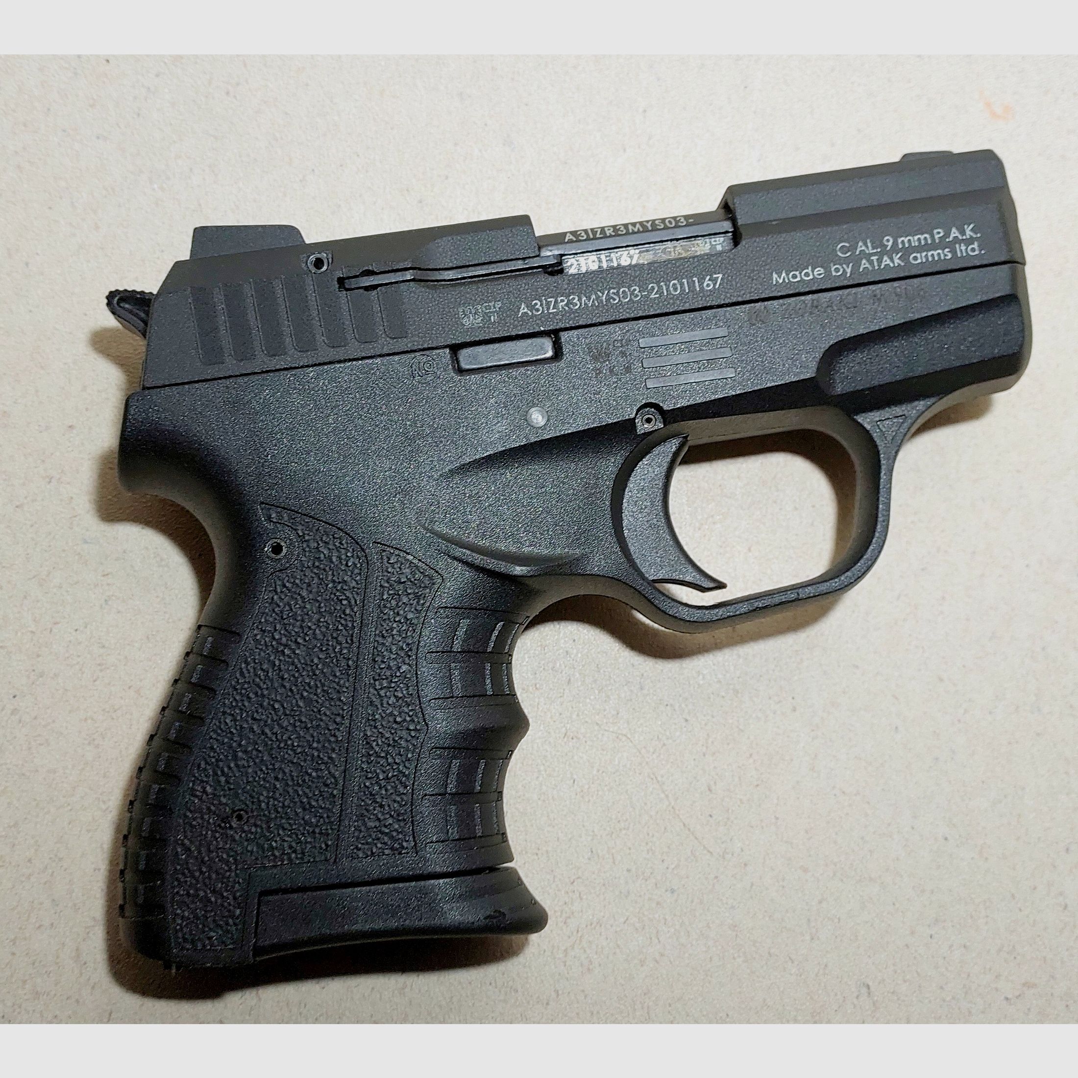 Zoraki 906 blank firing pistol 9mm P.A.K. (PTB 1064)