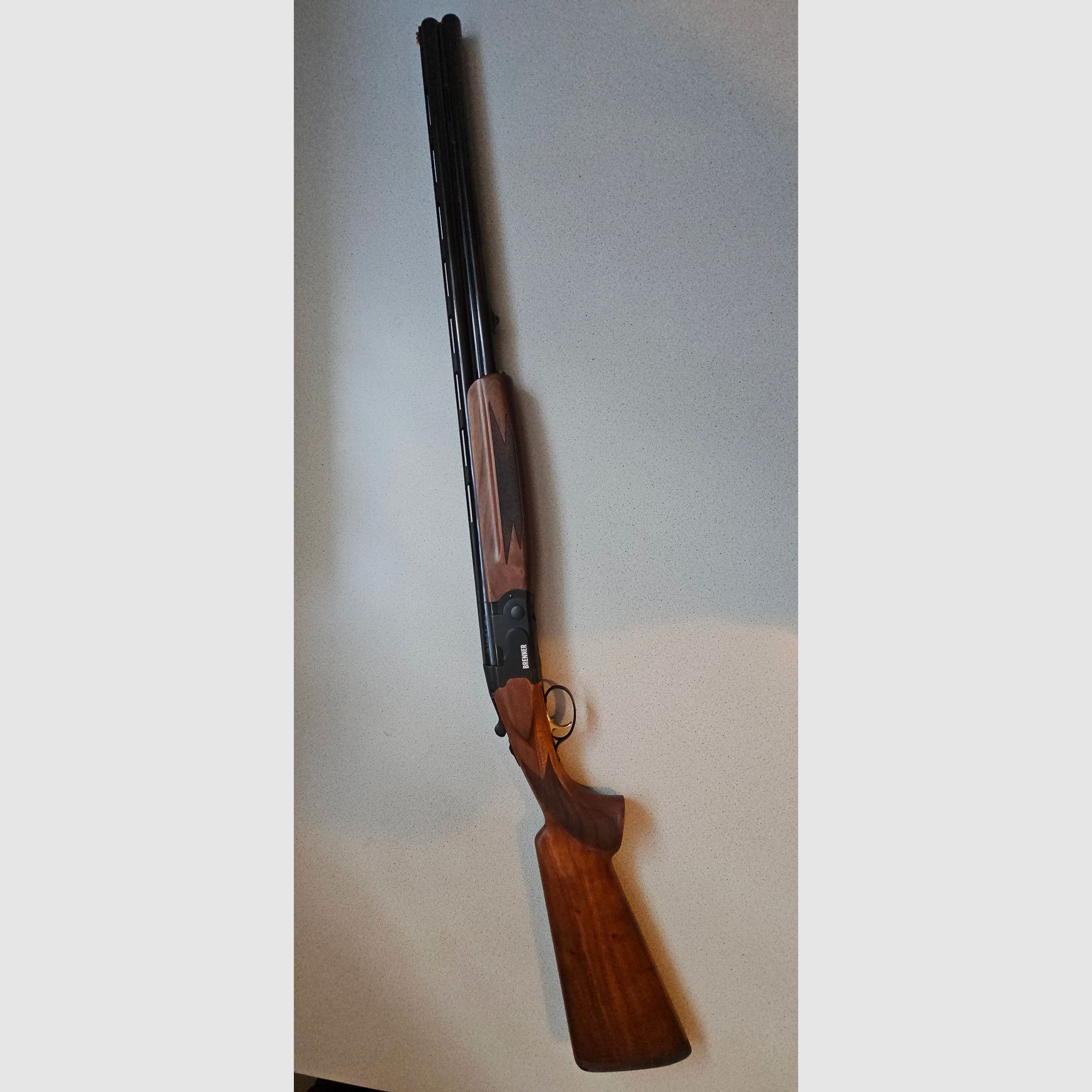 Double-barreled shotgun Brenner BF18 in caliber 12/76 and a barrel length of 71cm