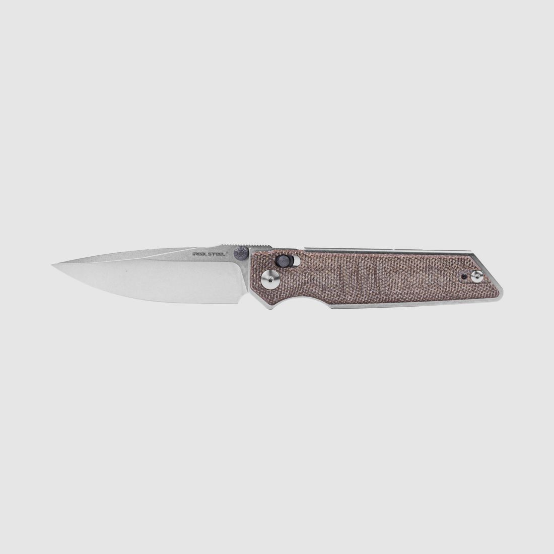 Real Steel Sacra Natural Micarta K110 Steel