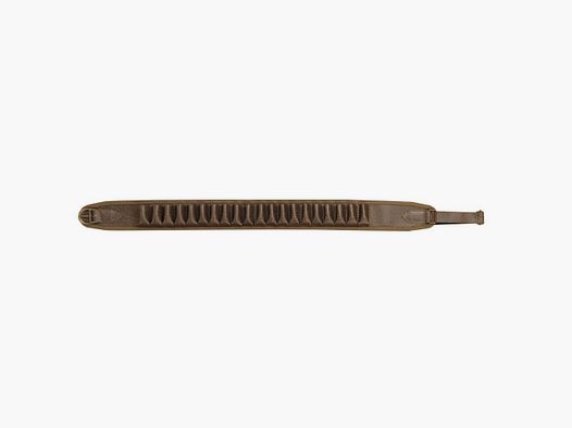 Cinturón de cartuchos de vinilo marrón con aspecto de cuero – Country Sellerie cinturón de cartuchos