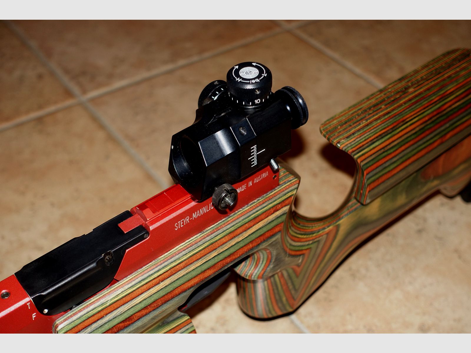 Steyr Match Air Rifle LG-10P Stabilizer + Cartridge TÜV 2033 + Bag