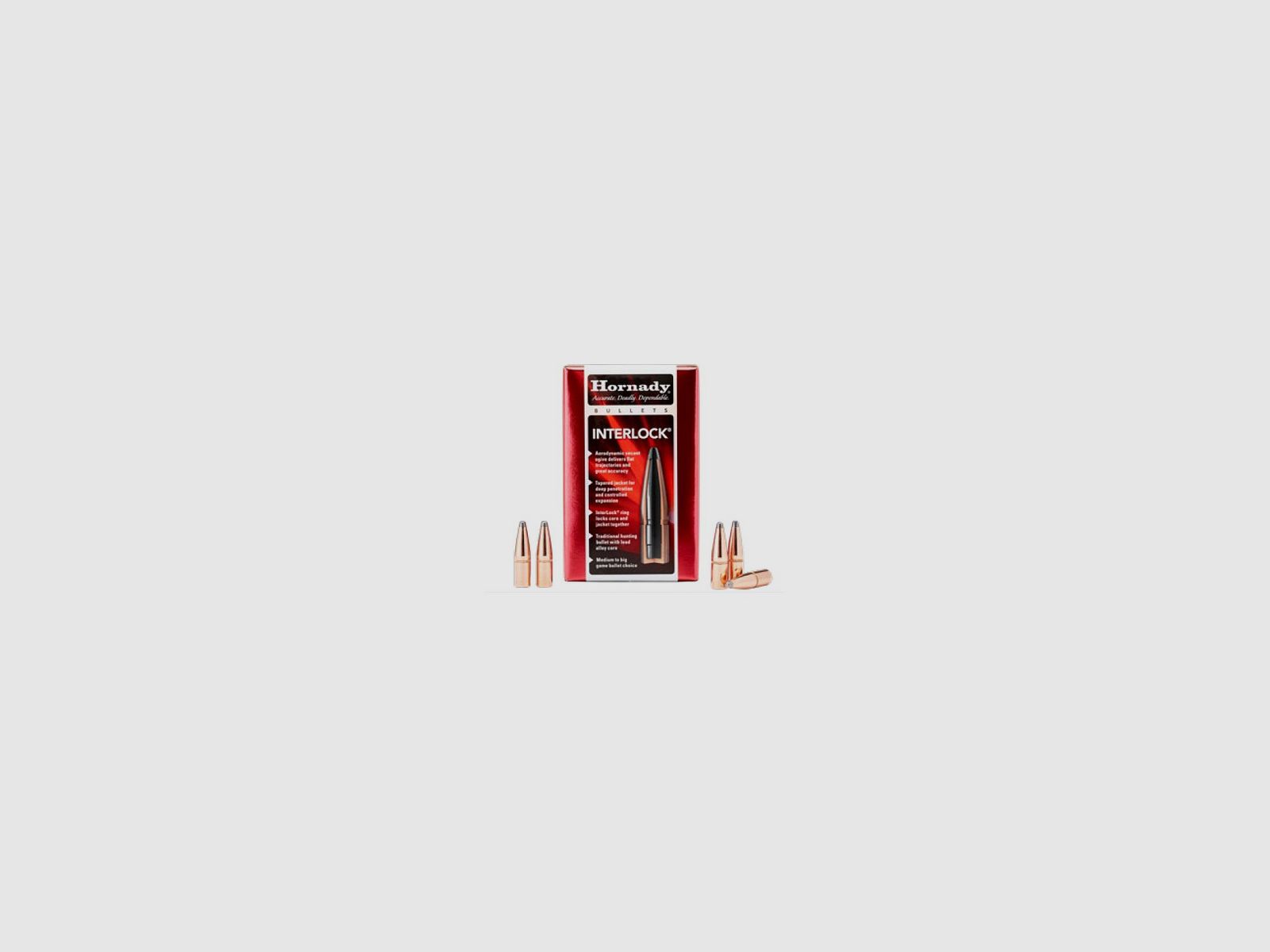 HORNADY GESCHOSSE INTERLOCK .308" 150GR BTSP - 3033 (100 ST.)