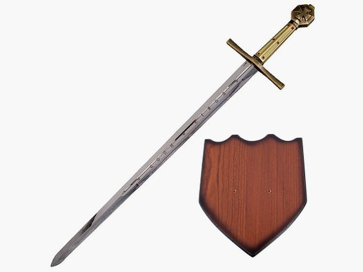 Schwert Robin Hood inklusive Wanddisplay
