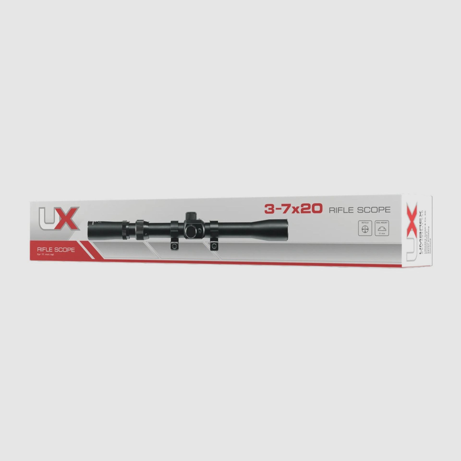 Zielfernrohr UX 3-7X20 mit Montage, Bild 6 von 8