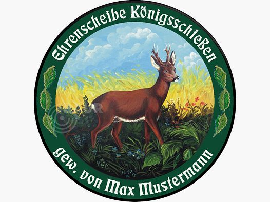 Schützenscheibe ECO-LINE Motiv 095