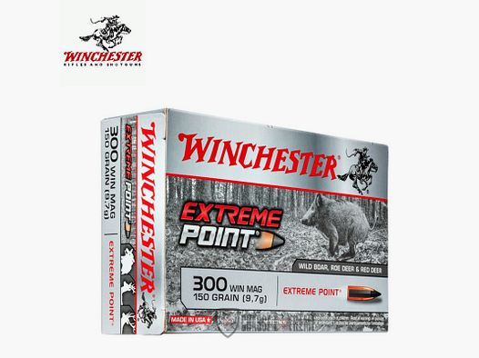 20 Munitions WINCHESTER cal 300 WM 150gr Extreme Point