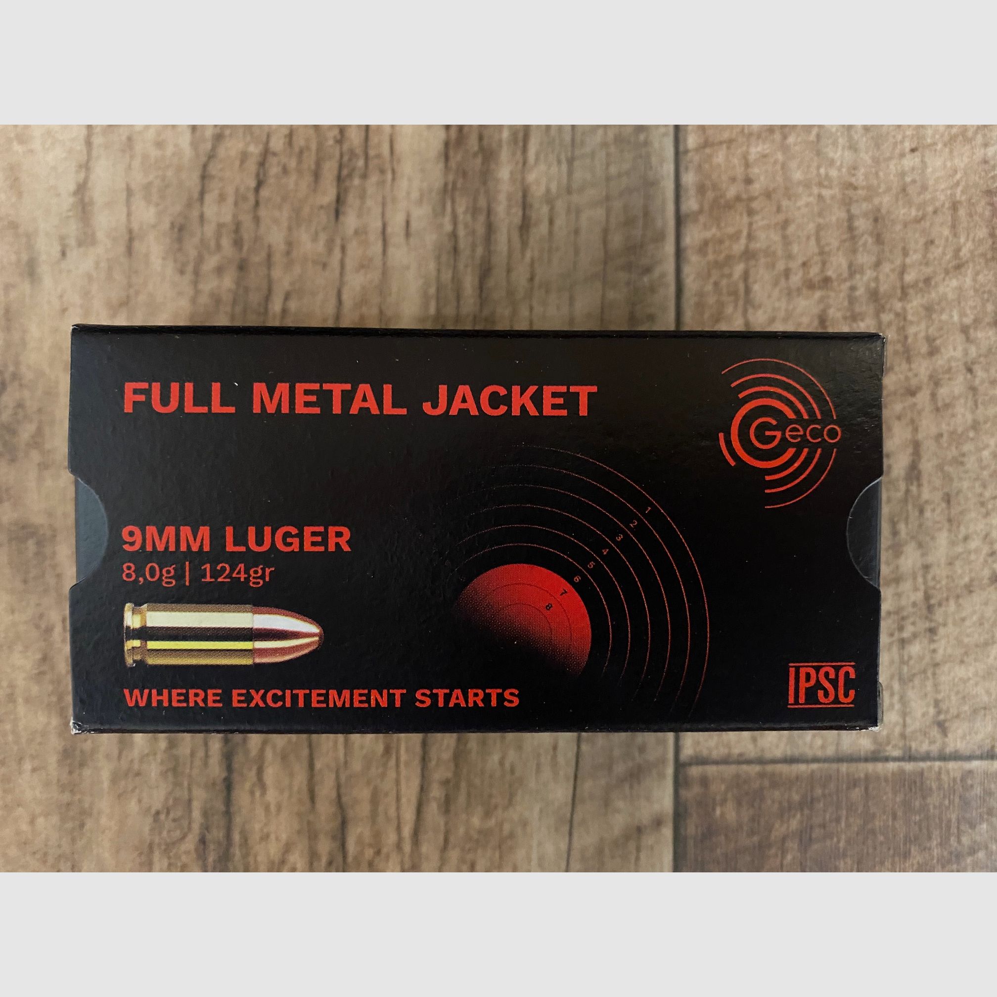 1000 Schuss Geco  9mm Luger 9x19 124gr. FMJ  - lagernd  Abholung in Lauf bei Nürnberg 