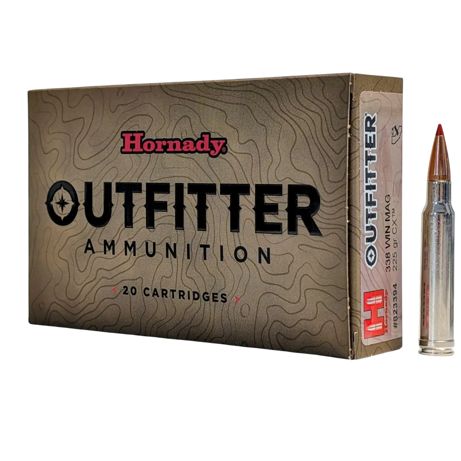 Hornady CX .338WinMag OTF 225gr 20-round